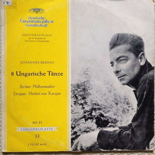 Cover Johannes Brahms - 8 Ungarische Tänze (10, Mono, Club) Schallplatten Ankauf
