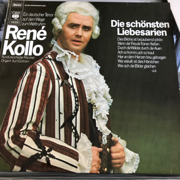 Cover René Kollo - Die Schönsten Liebesarien (LP, Comp, Club) Schallplatten Ankauf