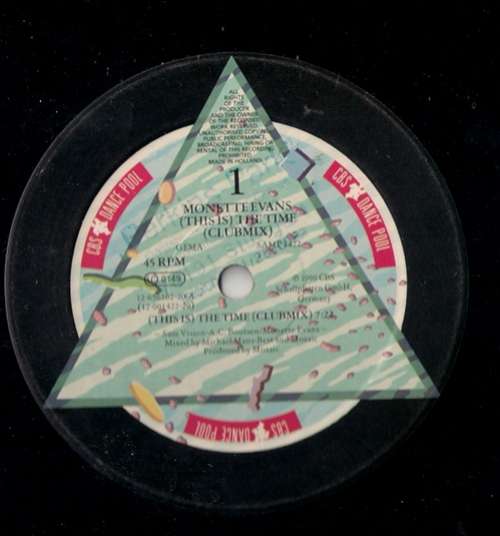 Cover Monette Evans - (This Is) The Time (Remix) (12) Schallplatten Ankauf