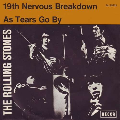 Cover The Rolling Stones - 19th Nervous Breakdown / As Tears Go By (7, Single) Schallplatten Ankauf