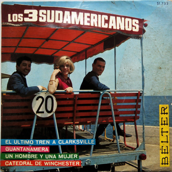 Cover Los 3 Sudamericanos - Catedral De Winchester (7, EP) Schallplatten Ankauf