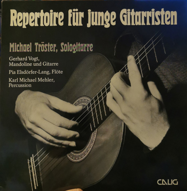 Cover Michael Tröster - Repertoire Für Junge Gitarristen Sologitarre (LP, Album) Schallplatten Ankauf