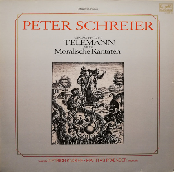 Cover Georg Philipp Telemann, Peter Schreier, Dietrich Knothe, Matthias Pfaender - Moralische Kantaten (LP, Club) Schallplatten Ankauf