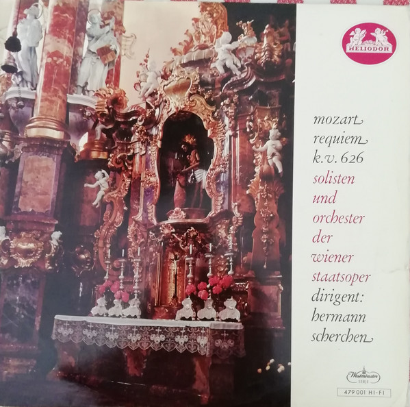 Cover Mozart*, Jurinac*, West*, Löffler*, Guthrie*, Orchester Der Wiener Staatsoper, Wiener Akademie Kammerchor, Scherchen* - Requiem (LP, Mono) Schallplatten Ankauf