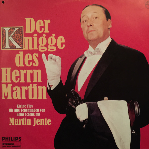 Cover Martin Jente - Der Knigge Des Herrn Martin (LP) Schallplatten Ankauf