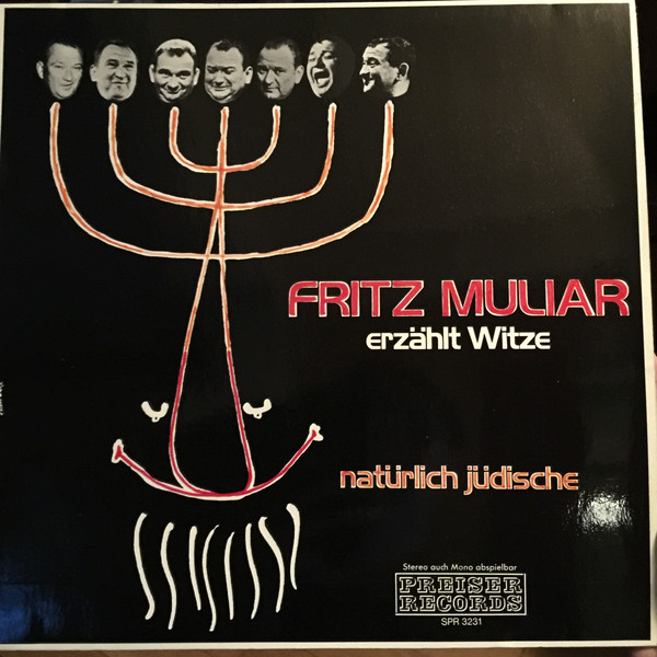 Cover Fritz Muliar - Fritz Muliar Erzählt Witze, Natürlich Jüdische (LP, Album) Schallplatten Ankauf