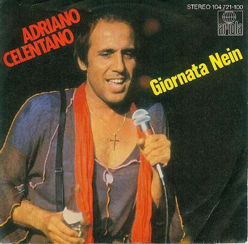 Cover Adriano Celentano - Giornata Nein (7, Single) Schallplatten Ankauf