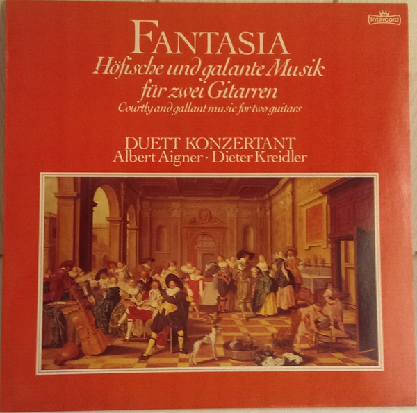 Cover Duett Konzertant - Fantasia (Höfische Und Galante Musik Für Zwei Gitarren) (LP) Schallplatten Ankauf