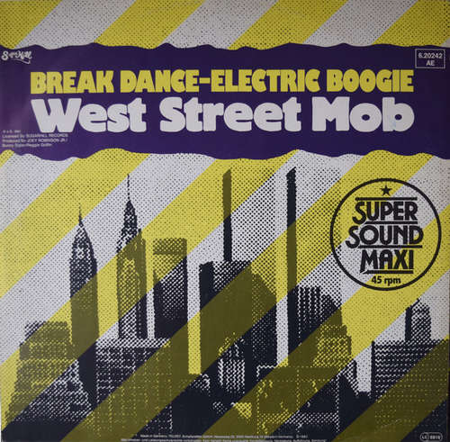 Cover West Street Mob - Break Dance - Electric Boogie (12, Maxi) Schallplatten Ankauf