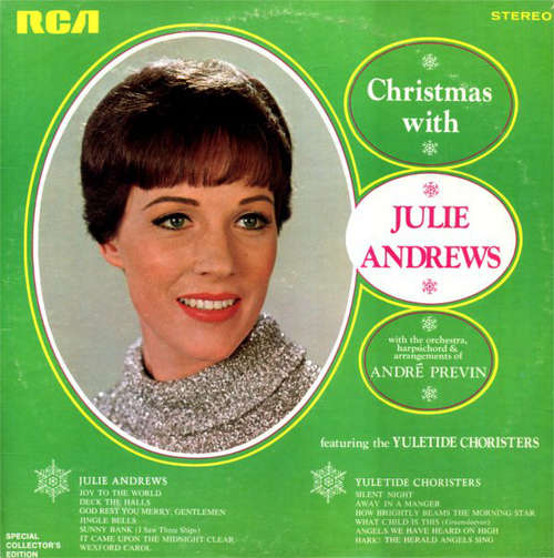 Cover Julie Andrews With André Previn Featuring The Yuletide Choristers - Christmas With Julie Andrews (LP, Comp, S/Edition) Schallplatten Ankauf