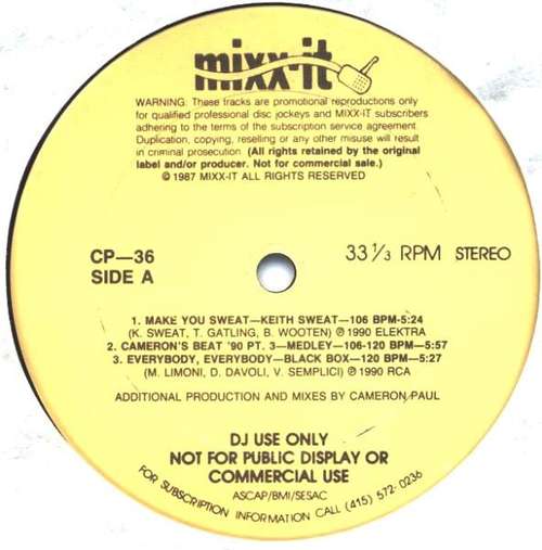 Cover Various - Mixx-it 36 (12, Promo) Schallplatten Ankauf
