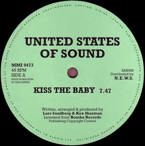 Cover United States Of Sound - Kiss The Baby / Oscillator (12) Schallplatten Ankauf