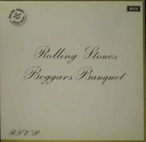 Cover The Rolling Stones - Beggars Banquet (LP, Album, Ltd, RE, Whi) Schallplatten Ankauf
