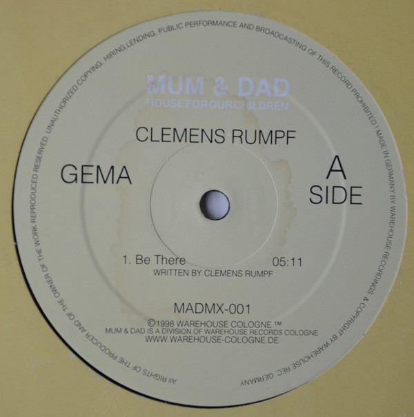 Cover Clemens Rumpf - Be There / Connyland (12) Schallplatten Ankauf
