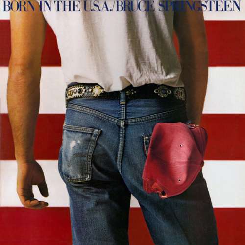 Cover Bruce Springsteen - Born In The U.S.A. (LP, Album, Sun) Schallplatten Ankauf