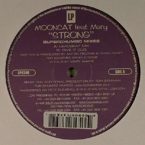 Cover Mooncat Feat. Mary* - Strong (Superchumbo Mixes) (12) Schallplatten Ankauf