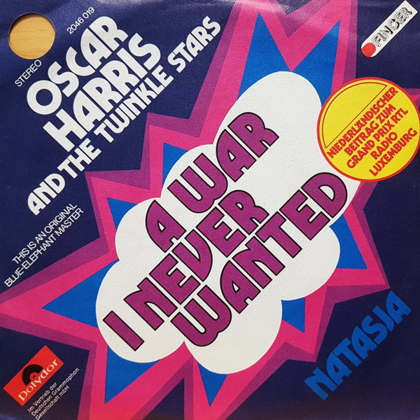 Cover Oscar Harris And The Twinkle Stars - A War I Never Wanted / Natasja (7, Single) Schallplatten Ankauf