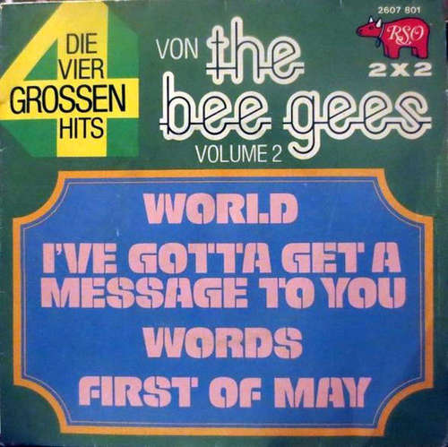 Cover The Bee Gees* - Die Vier Grossen Hits Vol.2 (2x7) Schallplatten Ankauf