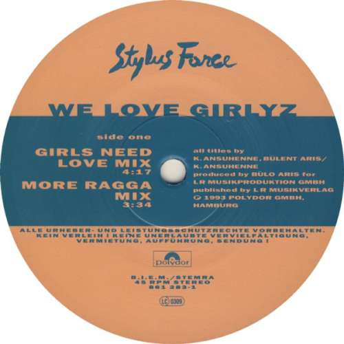 Cover Stylus Force (2) - We Love Girlyz (12, Maxi) Schallplatten Ankauf