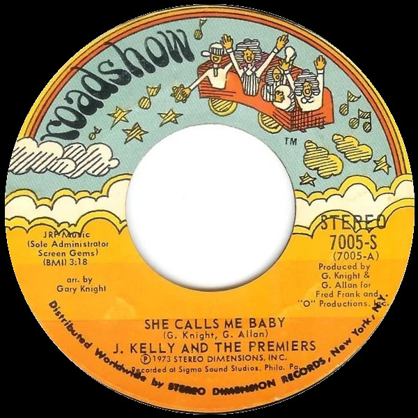 Cover J. Kelly And The Premiers - She Calls Me Baby (7) Schallplatten Ankauf