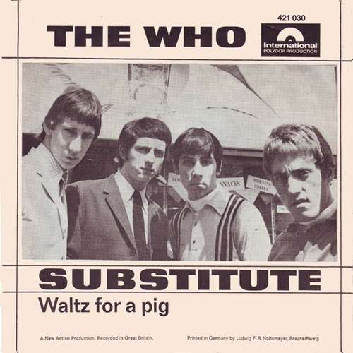 Cover The Who - Substitute (7, Single, Mono) Schallplatten Ankauf