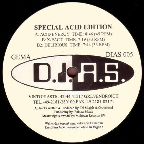 Cover Special Acid Edition Schallplatten Ankauf