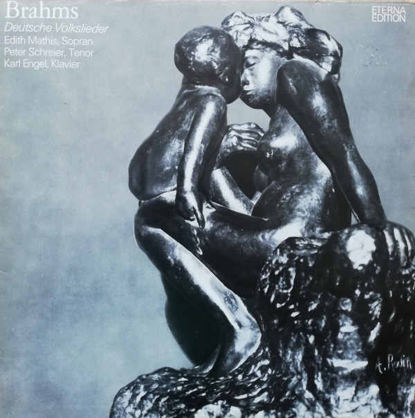 Cover Brahms* - Edith Mathis, Peter Schreier, Karl Engel - Deutsche Volkslieder  (2xLP) Schallplatten Ankauf