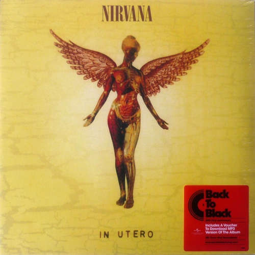Cover Nirvana - In Utero (LP, Album, RE, RM, 180) Schallplatten Ankauf