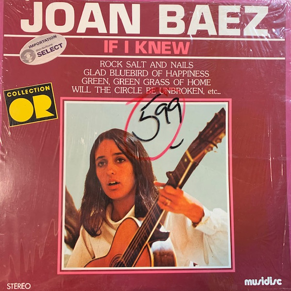Cover Joan Baez - If I Knew (LP, Comp, RE) Schallplatten Ankauf
