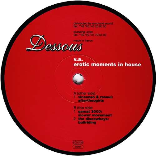 Cover Erotic Moments In House Schallplatten Ankauf