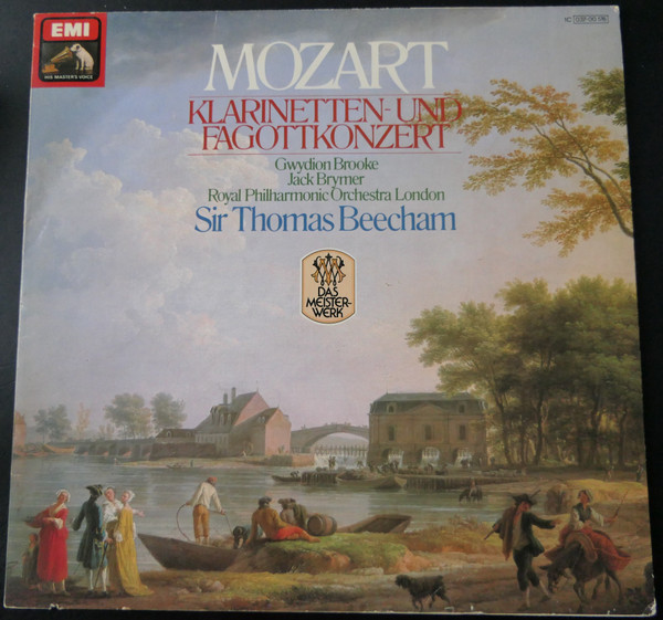 Cover Mozart* - Gwydion Brooke, Jack Brymer, Royal Philharmonic Orchestra*, Sir Thomas Beecham - Concertos In B Flat Major, K.191 For Bassoon And Orchestra; In A Major, K.622 For Clarinet And Orchestra (LP) Schallplatten Ankauf