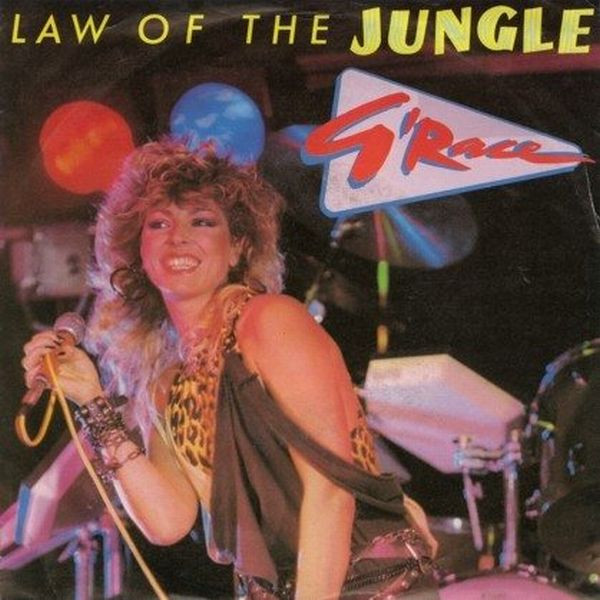Cover G'Race - Law Of The Jungle (7, Single) Schallplatten Ankauf