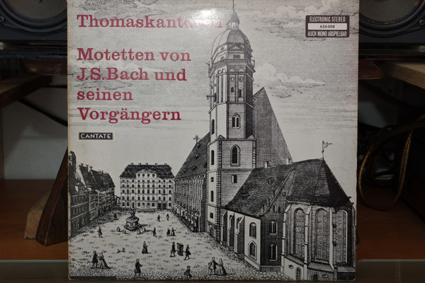 Cover Calvisius*, Schein*, Schelle*, Kuhnau*, J.S. Bach* - Thomaskantoren, Motetten von J.S. Bach und seinen Vorgängern (LP, Comp) Schallplatten Ankauf