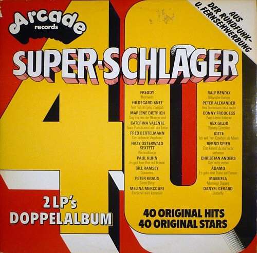 Cover Various - 40 Super-Schlager (2xLP, Comp, Mono) Schallplatten Ankauf
