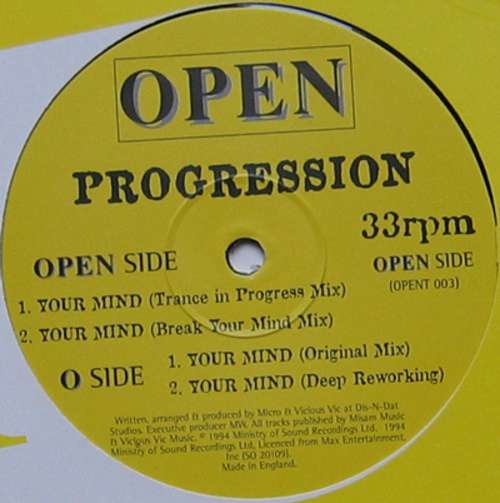 Cover Progression - Your Mind (12) Schallplatten Ankauf