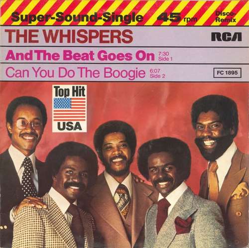 Cover The Whispers - And The Beat Goes On / Can You Do The Boogie (12, Maxi) Schallplatten Ankauf