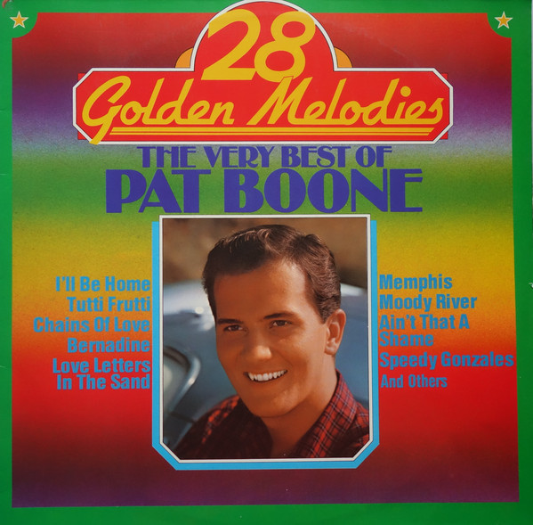 Cover Pat Boone - 28 Golden Melodies (2xLP, Comp) Schallplatten Ankauf