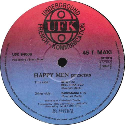 Cover Happy Men - Irys (12, EP) Schallplatten Ankauf