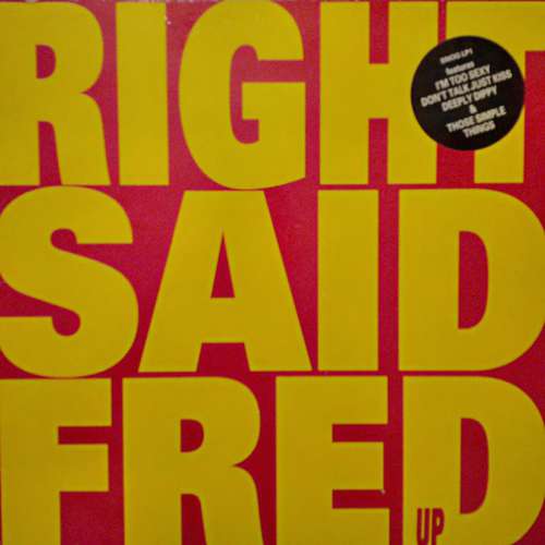 Cover Right Said Fred - Up (LP) Schallplatten Ankauf