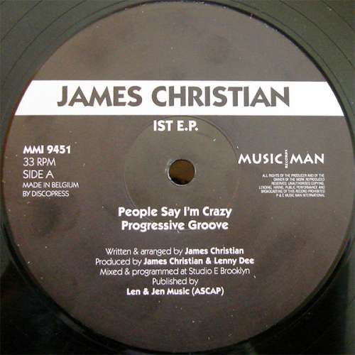 Cover James Christian - IST E.P. (12, EP) Schallplatten Ankauf