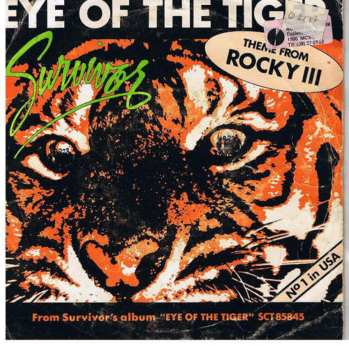 Cover Survivor - Eye Of The Tiger (7, Single) Schallplatten Ankauf