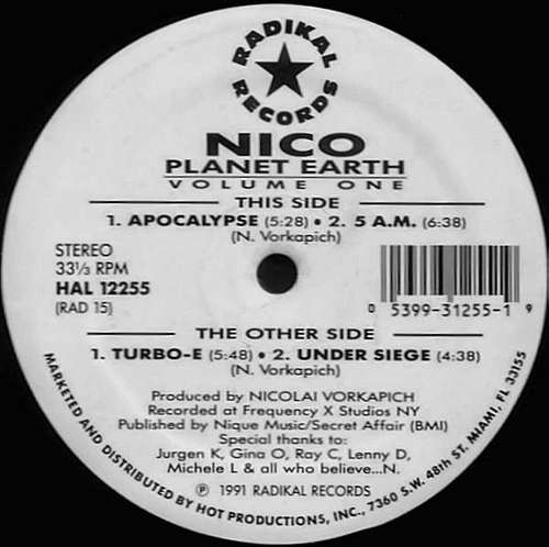 Cover Planet Earth Volume One Schallplatten Ankauf