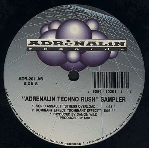 Cover Adrenalin Techno Rush Sampler Schallplatten Ankauf