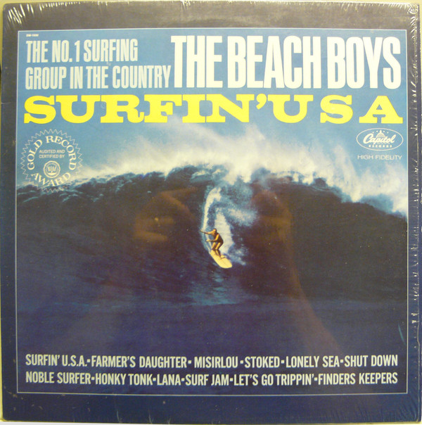 Cover The Beach Boys - Surfin' USA (LP, Album, RE, Jac) Schallplatten Ankauf