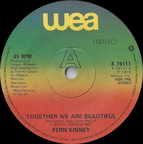 Cover Fern Kinney - Together We Are Beautiful (7, Single, Sol) Schallplatten Ankauf