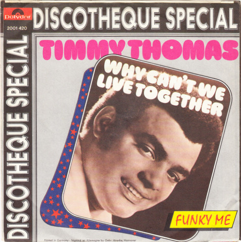 Cover Timmy Thomas - Why Can't We Live Together (7, Single) Schallplatten Ankauf