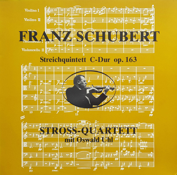 Bild Franz Schubert, Stross-Quartett, Oswald Uhl - Streichquintett C-dur Op. 163 (LP) Schallplatten Ankauf
