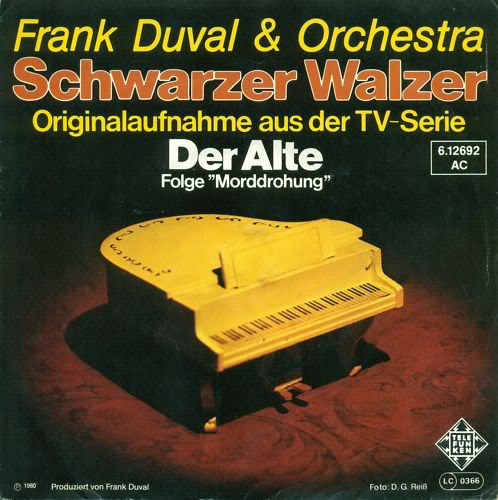 Cover Frank Duval & Orchestra - Schwarzer Walzer (7, Single) Schallplatten Ankauf