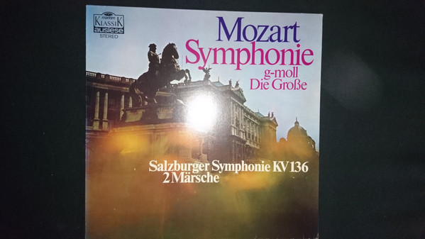Cover Mozart* - Symphonie g-moll / Salzburger Symphonie KV 136 2 Märsche (LP, Album) Schallplatten Ankauf