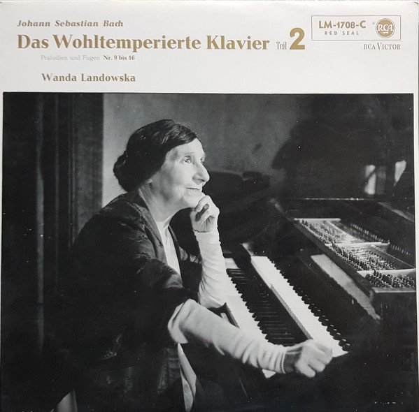 Cover Johann Sebastian Bach, Wanda Landowska - Das Wohltemperierte Klavier Teil 2, Präludien Und Fugen Nr.9 Bis 16 (LP, Mono) Schallplatten Ankauf
